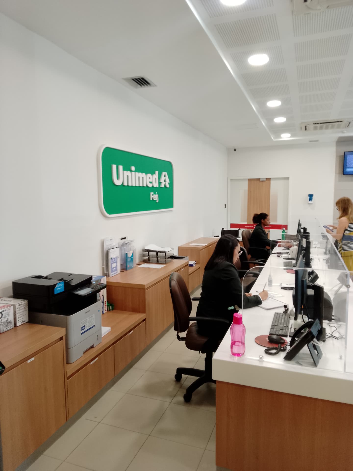 Reforma da área de atendimento — Unimed Rio